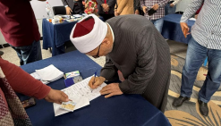 مفتي الجمهورية السابق يدلي بصوته في انتخابات مجلس النواب 2025